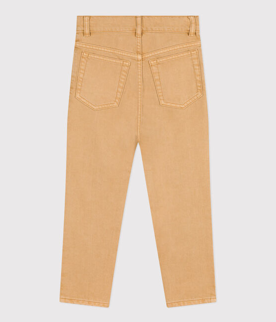 Pantalone in denim bambino beige TOURONE