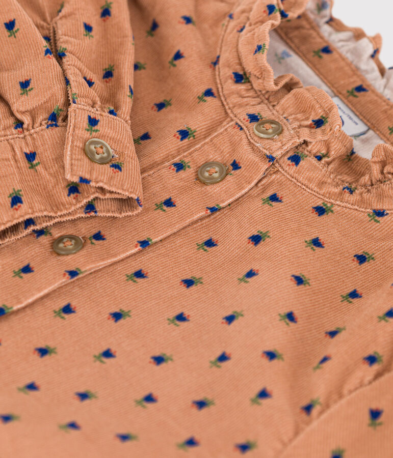 Blusa in velluto fine a fiori bambina SIENNA/ MULTICO