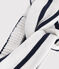 Fascia bebè femmina in cotone a righe bianco MARSHMALLOW/blu SMOKING