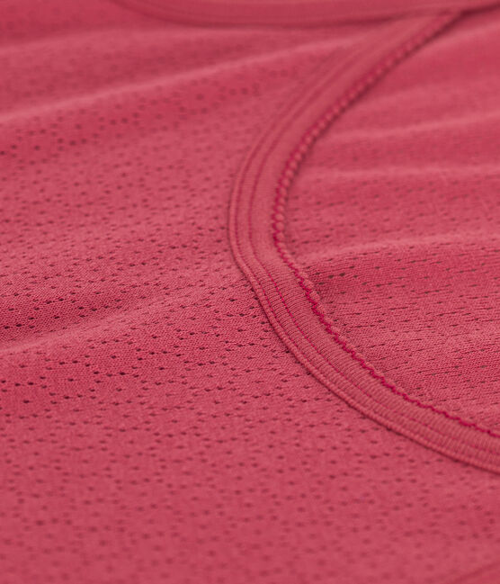 Camicia da notte tinta unita in cotone traforato donna rosa PAPI