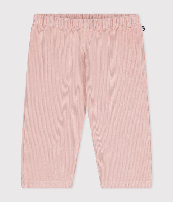 Pantaloni in velluto neonato rosa SALINE