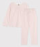Pigiama bambina in cotone con motivo stella bianco MARSHMALLOW/ STOP