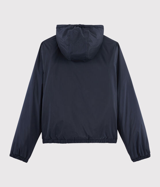 Calda giacca a vento riciclata Donna blu SMOKING