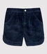 Short bambina in velluto