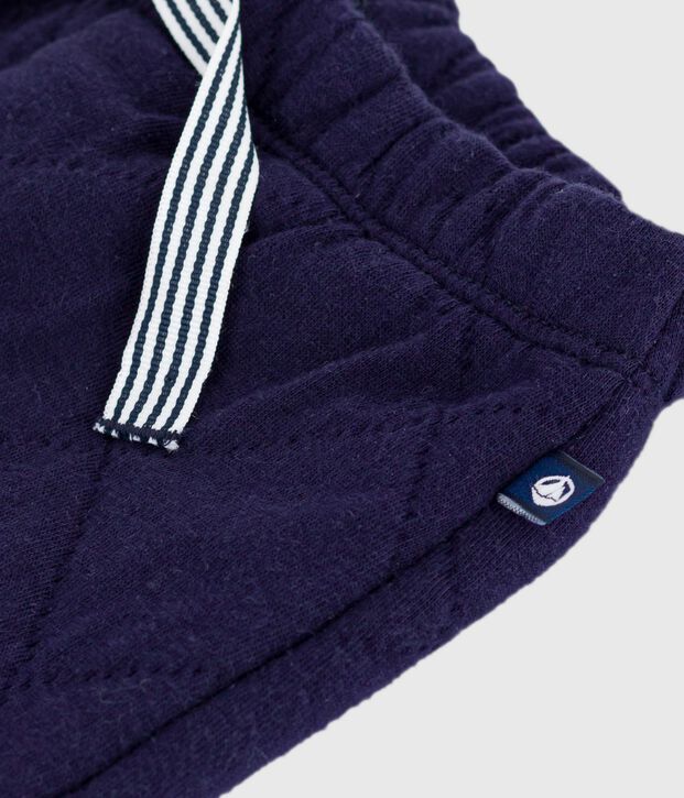 Pantaloni in cotone spesso tinta unita neonato SOIR