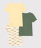 Confezione da 3 t-shirt bambino a maniche corte in cotone variante 1