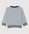Tee-shirt in cotone bebè. bianco MARSHMALLOW/blu SMOKING