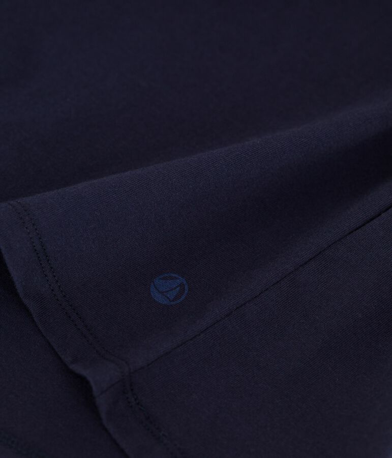 T-shirt donna Le Droit in cotone tinta unita blu