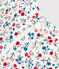 T-shirt anti UV con stampa a fiori neonato bianco MARSHMALLOW/bianco MULTICO