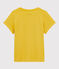 T-shirt a maniche corte in cotone bambina giallo ORGE