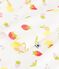 Pigiama corto in cotone con stampa di frutti bambino bianco/multicolore