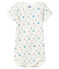 Body unitario a maniche corte stampa navy neonato bianco MARSHMALLOW/bianco MULTICO