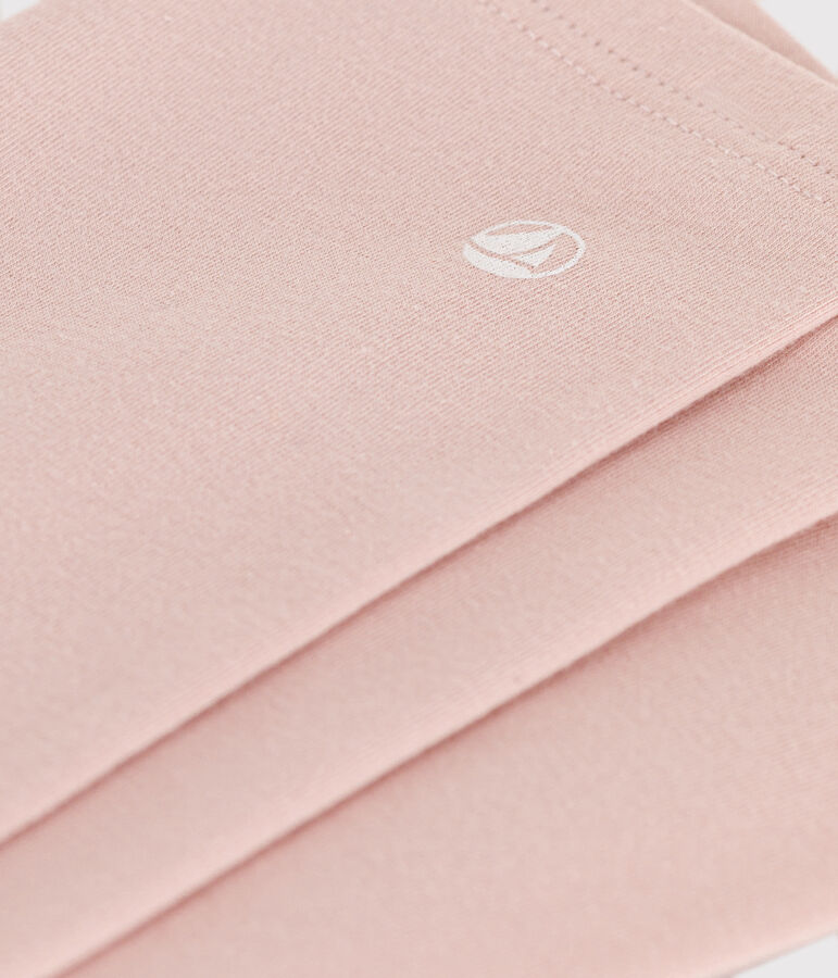 Jeggings bambina in jersey elasticizzato rosa