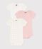 Confezione da 3 body manica corta in cotone variante 1