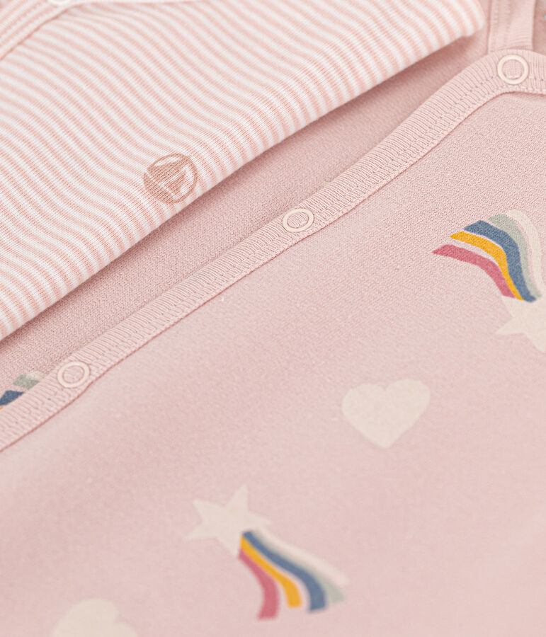 Set di 2 pigiami neonato in cotone multicolore