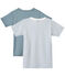 Lotto di 2 t-shirts per bambino a maniche corte bianco LOT