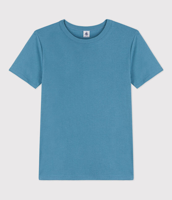 T-shirt L'ICONIQUE girocollo in cotone donna blu LAVIS