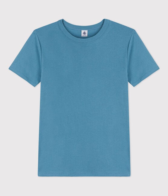 T-shirt L'ICONIQUE girocollo in cotone donna blu LAVIS