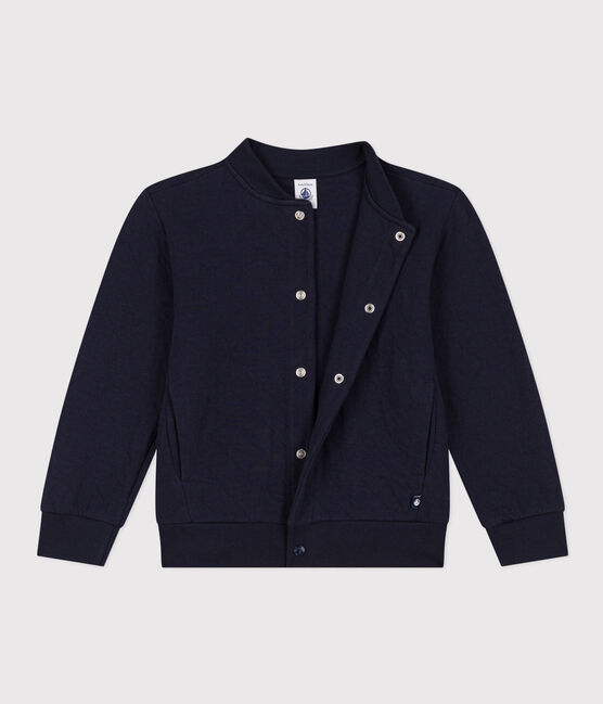 Cardigan in tubique bambino blu SMOKING