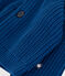 Cardigan in tricot di cotone beb&egrave; blu