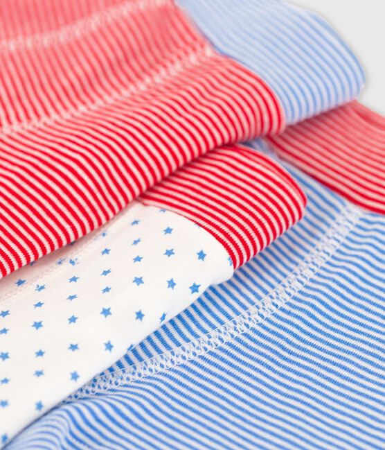 Confezione da 3 boxer millerighe bambino in cotone biologico variante 1