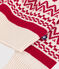 Pullover in lana e cotone fantasia bambino rosso AVALANCHE/ TERKUIT