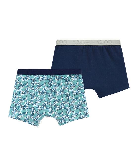 Duo boxer ragazzo in cotone stretch variante 1