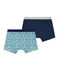 Duo boxer ragazzo in cotone stretch variante 1