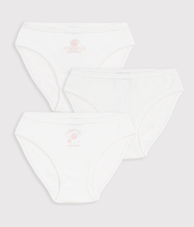 Lot de 3 culottes en coton multicolore