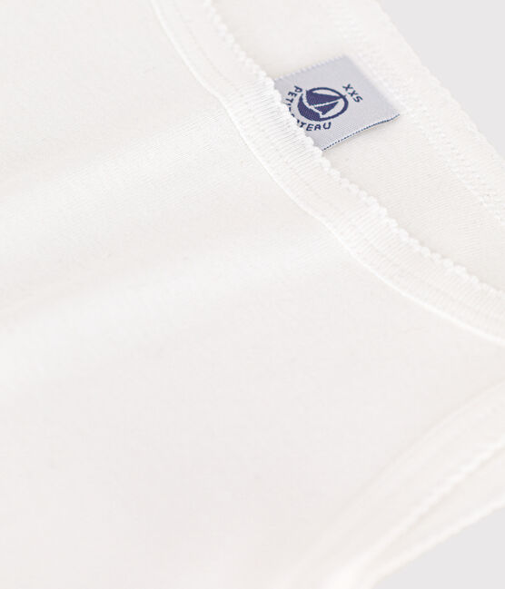 Canottiera con spalline L'ICONIQUE in cotone donna bianco ECUME