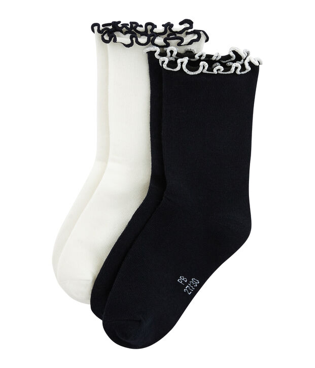 Confezione da 2 paia di calzini bambina multicolore