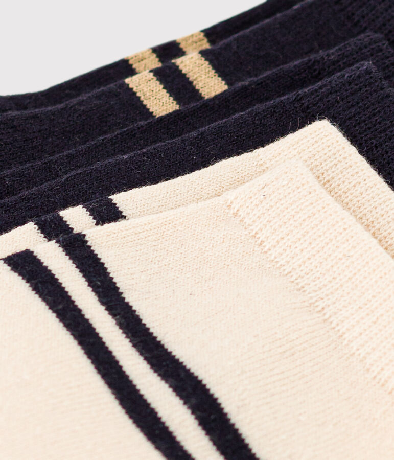 Confezione da 3 paia di calzini sportivi bambino unisex multicolore