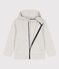 Felpa con zip e cappuccio bambino grigio BELUGA CHINE