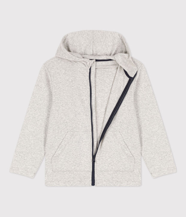 Felpa con zip e cappuccio bambino BELUGA CHINE