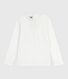 T-shirt a maniche lunghe in cotone tinta unita bambina