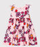 Abito senza maniche bebè femmina fantasia rosa MERVEILLE/bianco MULTICO