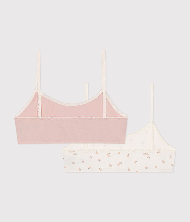 Set di 2 brassi&egrave;re in cotone ed elastan bambino multicolore