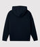 Felpa bambino con cappuccio in molleton blu SMOKING