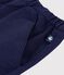 Shorts in cotone tinta unita bambina blu SOIR