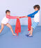 Short da spiaggia bambino blu RIYADH/bianco MARSHMALLOW