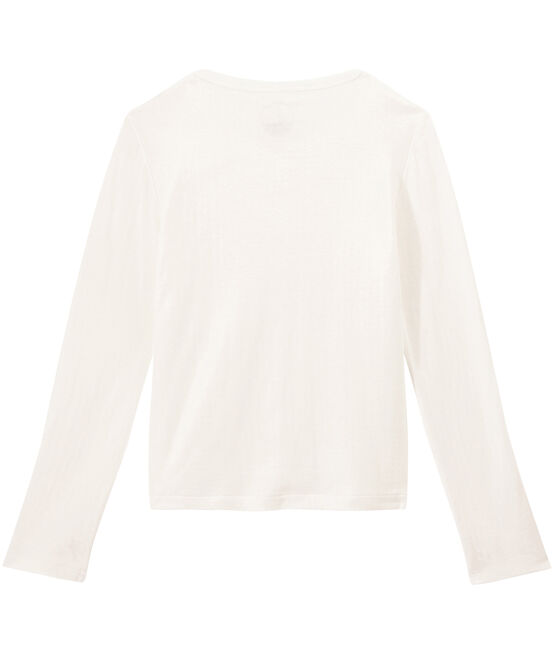 Cardigan donna in tubique ultrasottile bianco MARSHMALLOW