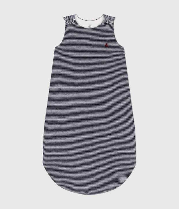 Sacco nanna beb&eacute; millerighe in ciniglia TOG 2,5 blu/bianco