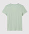 T-shirt TAGLIO REGULAR scollo a V in cotone bio Donna verde HERBIER