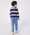 Felpa bambino unisex in cotone a righe blu MEDIEVAL/ AVALANCHE