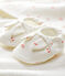 Cofanetto telo da bagno quadrato e babbucce neonato in spugna e cotone biologico bianco MARSHMALLOW/bianco MULTICO