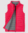 Giubbotto senza maniche bambina rosa POPPY/grigio ARGENT