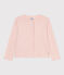 Cardigan in cotone bambina rosa SALINE
