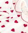Pigiama 2 pezzi con stampa a cuori neonato bianco MARSHMALLOW/rosso TERKUIT