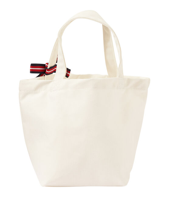 Borsa bambina in tela bianco MARSHMALLOW
