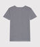 T-shirt L'Iconique scollo a V in cotone a righe donna blu SMOKING/bianco MARSHMALLOW